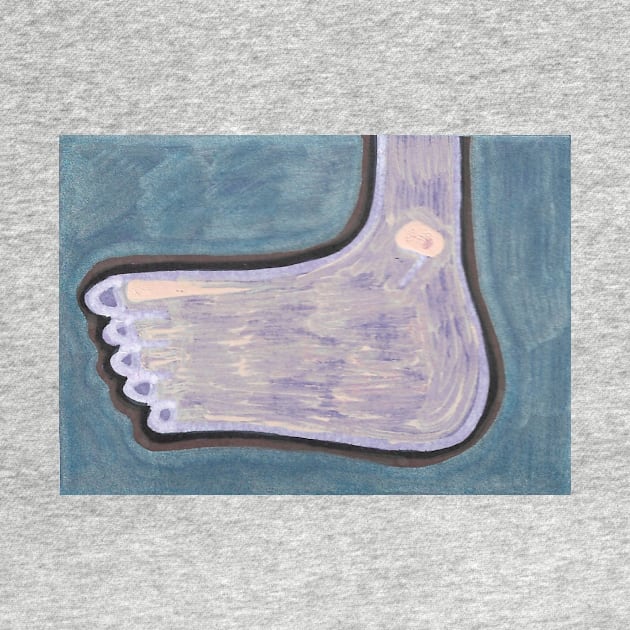 Big Foot on Blue by JaySnellingArt